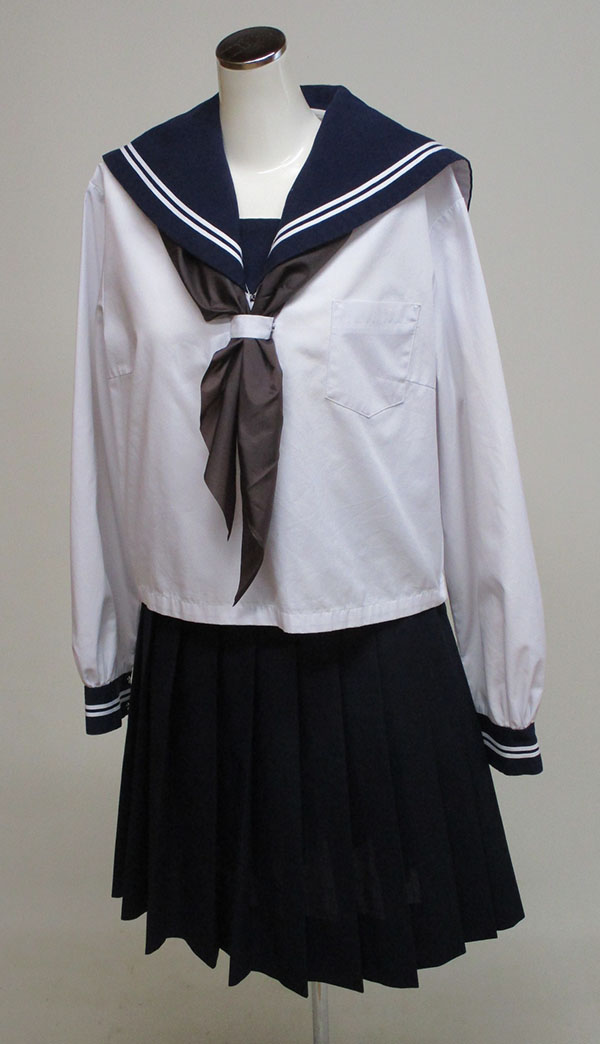 夏セーラー（長）＋スカート（スカーフ付）
